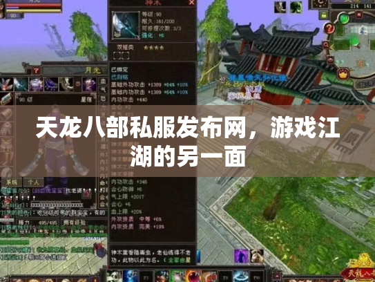 天龙八部私服发布网，游戏江湖的另一面