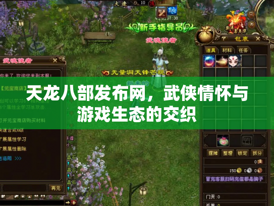 天龙八部发布网，武侠情怀与游戏生态的交织