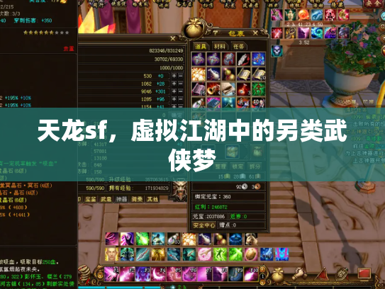 天龙sf，虚拟江湖中的另类武侠梦