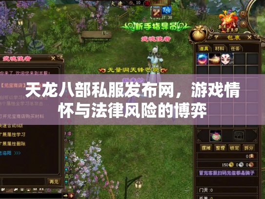 天龙八部私服发布网，游戏情怀与法律风险的博弈