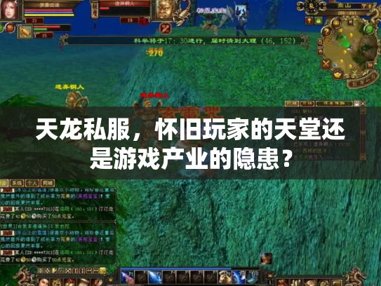 天龙私服，怀旧玩家的天堂还是游戏产业的隐患？