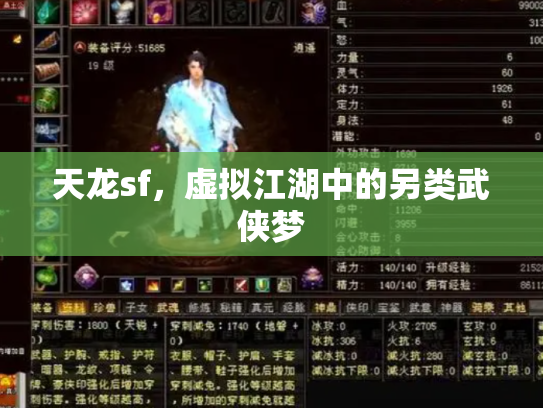天龙sf，虚拟江湖中的另类武侠梦