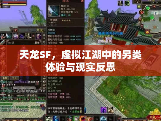 天龙SF，虚拟江湖中的另类体验与现实反思