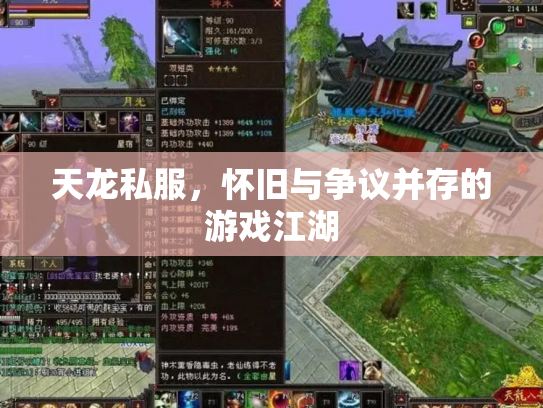 天龙私服，怀旧与争议并存的游戏江湖