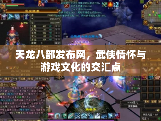 天龙八部发布网，武侠情怀与游戏文化的交汇点