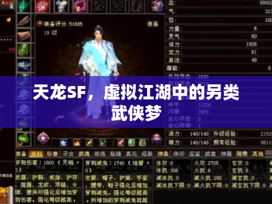 天龙SF，虚拟江湖中的另类武侠梦