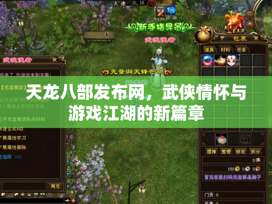 天龙八部发布网，武侠情怀与游戏江湖的新篇章