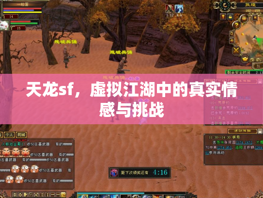 天龙sf，虚拟江湖中的真实情感与挑战