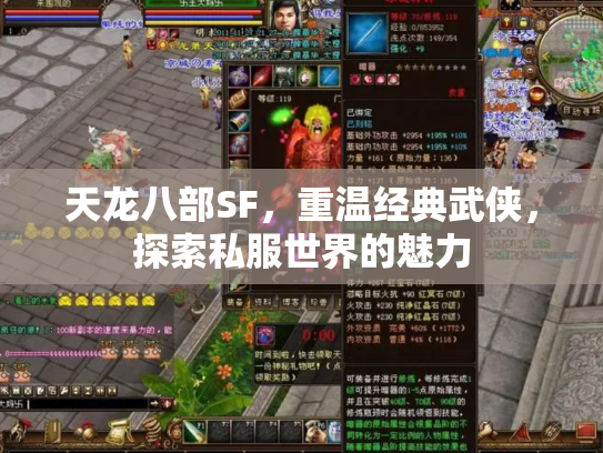 天龙八部SF，重温经典武侠，探索私服世界的魅力