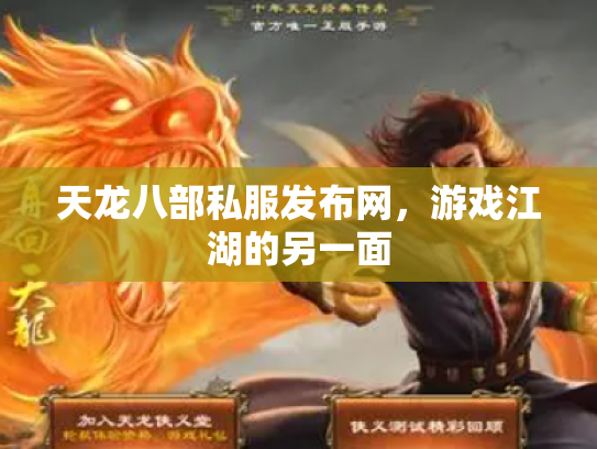 天龙八部私服发布网，游戏江湖的另一面
