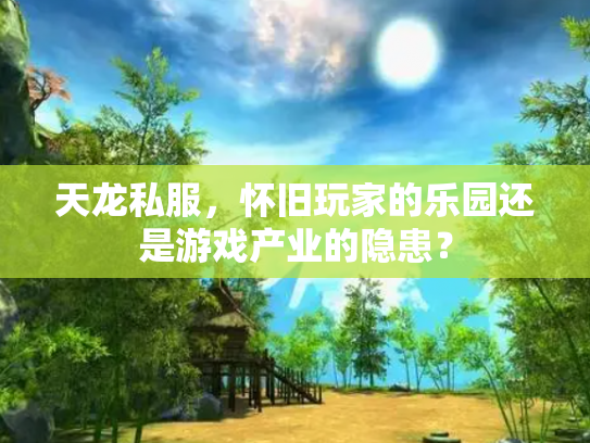 天龙私服，怀旧玩家的乐园还是游戏产业的隐患？