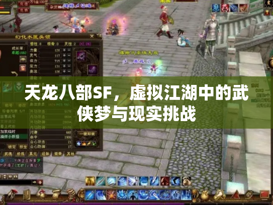 天龙八部SF，虚拟江湖中的武侠梦与现实挑战