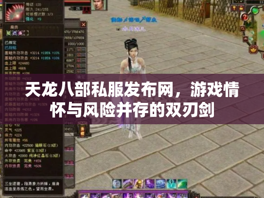 天龙八部私服发布网，游戏情怀与风险并存的双刃剑