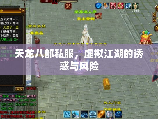 天龙八部私服，虚拟江湖的诱惑与风险