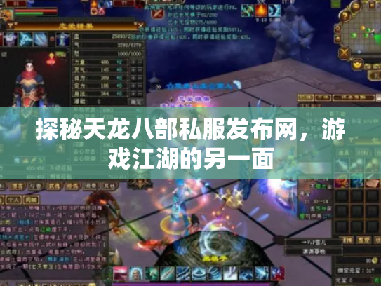探秘天龙八部私服发布网，游戏江湖的另一面