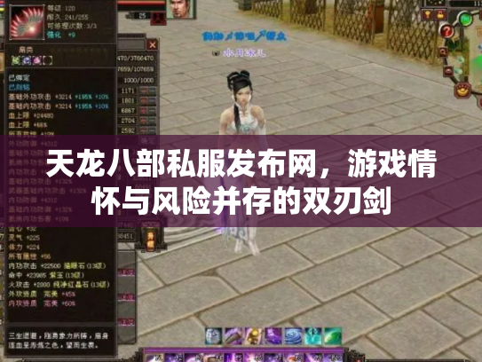 天龙八部私服发布网，游戏情怀与风险并存的双刃剑