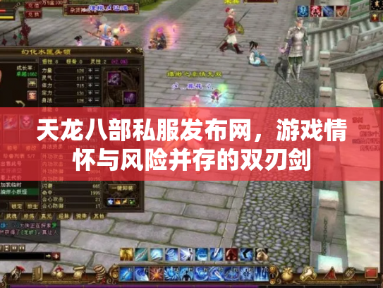 天龙八部私服发布网，游戏情怀与风险并存的双刃剑