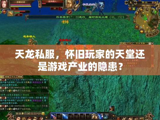 天龙私服，怀旧玩家的天堂还是游戏产业的隐患？