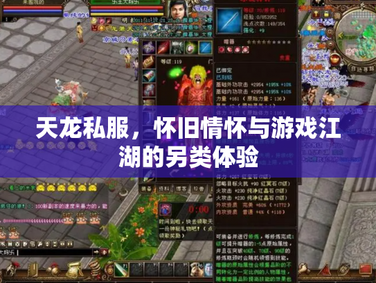 天龙私服，怀旧情怀与游戏江湖的另类体验