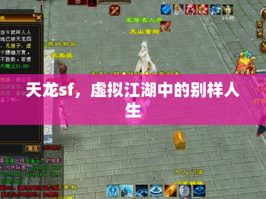 天龙sf，虚拟江湖中的别样人生