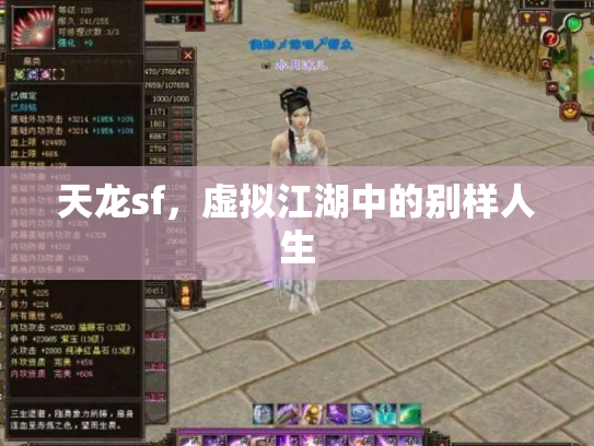 天龙sf，虚拟江湖中的别样人生
