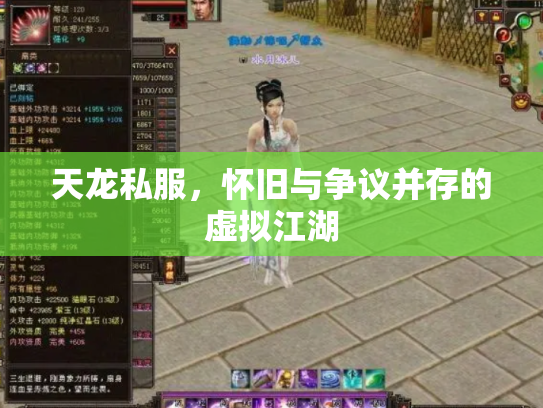 天龙私服，怀旧与争议并存的虚拟江湖
