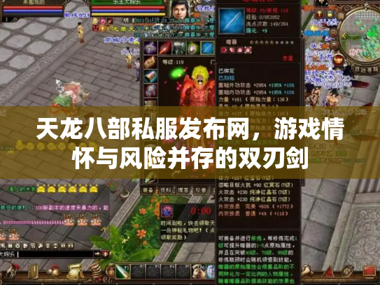 天龙八部私服发布网，游戏情怀与风险并存的双刃剑