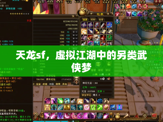 天龙sf，虚拟江湖中的另类武侠梦
