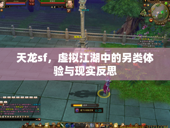 天龙sf，虚拟江湖中的另类体验与现实反思