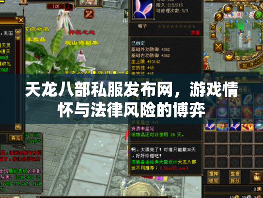 天龙八部私服发布网，游戏情怀与法律风险的博弈