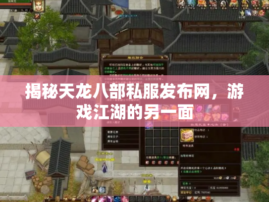 揭秘天龙八部私服发布网，游戏江湖的另一面