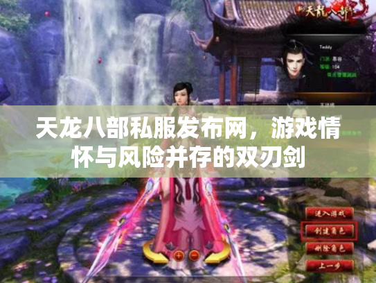 天龙八部私服发布网，游戏情怀与风险并存的双刃剑