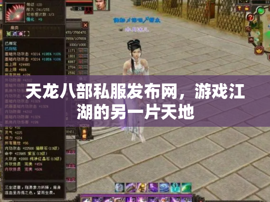 天龙八部私服发布网，游戏江湖的另一片天地
