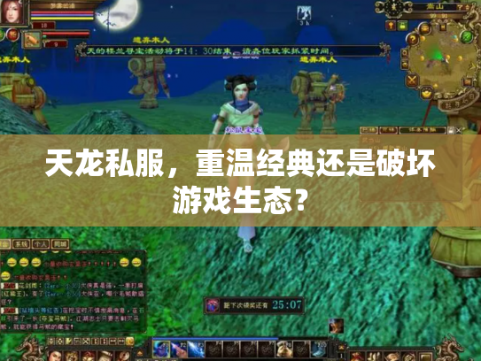 天龙私服，重温经典还是破坏游戏生态？