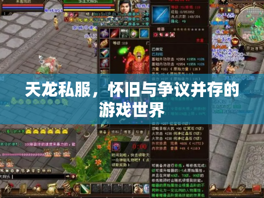 天龙私服，怀旧与争议并存的游戏世界