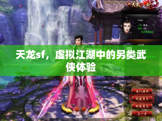 天龙sf，虚拟江湖中的另类武侠体验