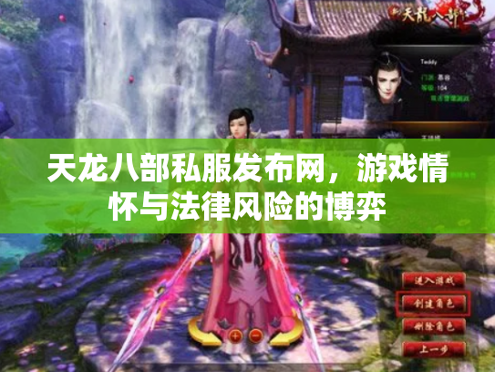 天龙八部私服发布网，游戏情怀与法律风险的博弈