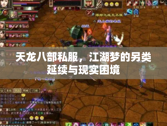 天龙八部私服，江湖梦的另类延续与现实困境
