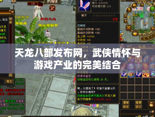 天龙八部发布网，武侠情怀与游戏产业的完美结合