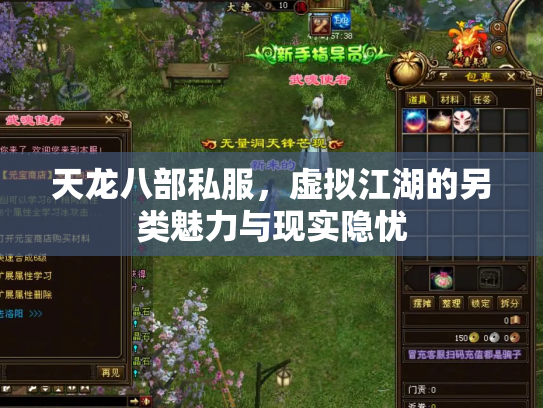 天龙八部私服，虚拟江湖的另类魅力与现实隐忧