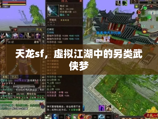 天龙sf，虚拟江湖中的另类武侠梦