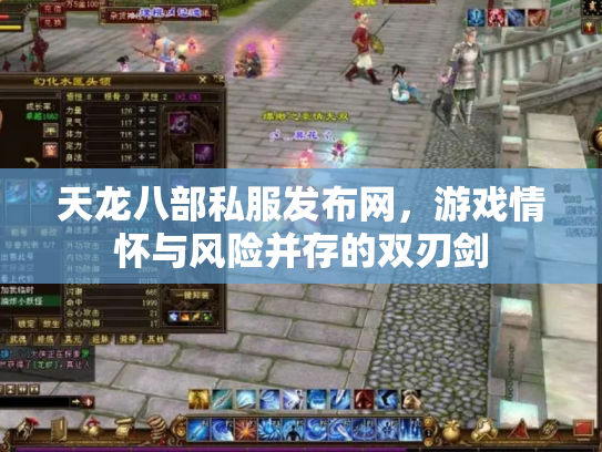 天龙八部私服发布网，游戏情怀与风险并存的双刃剑