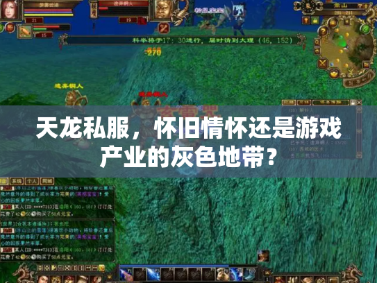 天龙私服，怀旧情怀还是游戏产业的灰色地带？