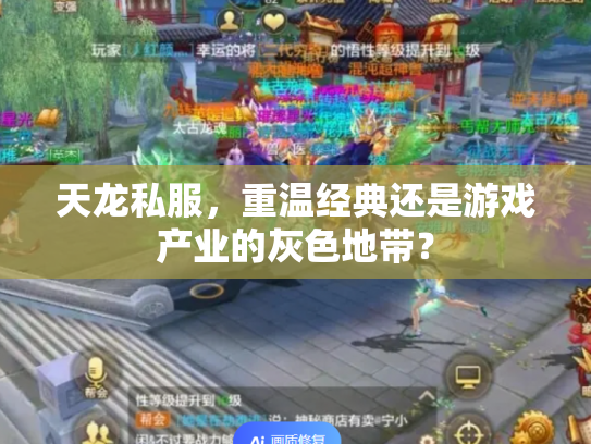 天龙私服，重温经典还是游戏产业的灰色地带？
