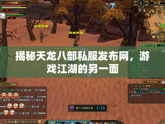 揭秘天龙八部私服发布网，游戏江湖的另一面