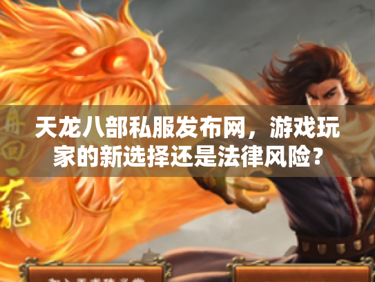 天龙八部私服发布网，游戏玩家的新选择还是法律风险？
