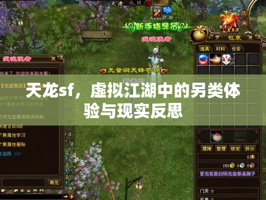 天龙sf，虚拟江湖中的另类体验与现实反思