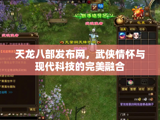 天龙八部发布网，武侠情怀与现代科技的完美融合