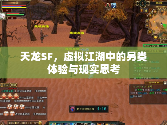 天龙SF，虚拟江湖中的另类体验与现实思考
