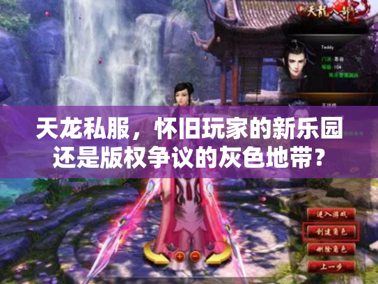 天龙私服，怀旧玩家的新乐园还是版权争议的灰色地带？